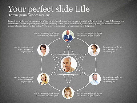 Diagram Organisasi Perusahaan, Slide 13, 02958, Bagan Organisasi — PoweredTemplate.com