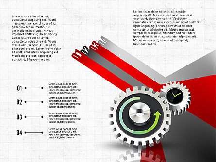 Business Process Stages Konzept, Folie 2, 02962, Prozessdiagramme — PoweredTemplate.com
