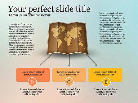 Modelo de infografia de viagem, Deslizar 10, 02963, Infográficos — PoweredTemplate.com