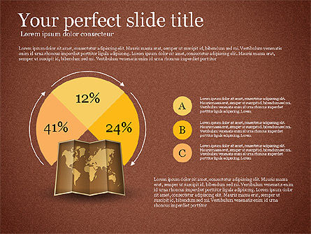 旅行インフォグラフィックステンプレート, スライド 6, 02963, インフォグラフィック — PoweredTemplate.com