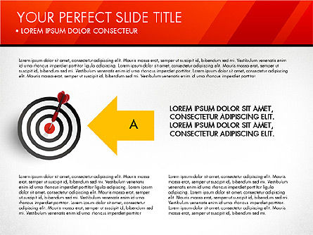 Rapporto di affari di diapositive con l'obiettivo, Slide 6, 02965, Diagrammi e Grafici con Dati — PoweredTemplate.com
