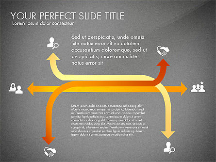 Petunjuk Dan Pilihan, Slide 10, 02967, Diagram Proses — PoweredTemplate.com