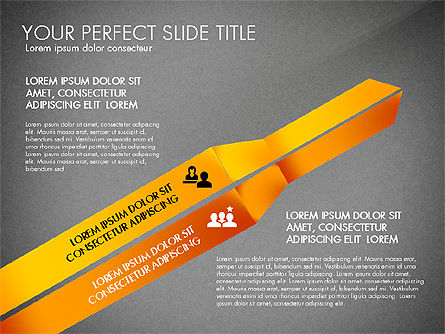 Directions et options, Diapositive 13, 02967, Schémas de procédés — PoweredTemplate.com