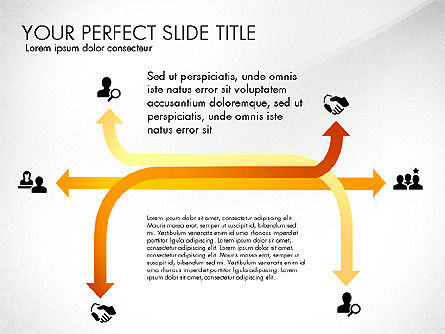 Directions and Options, Slide 2, 02967, Process Diagrams — PoweredTemplate.com