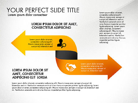 Petunjuk Dan Pilihan, Slide 3, 02967, Diagram Proses — PoweredTemplate.com
