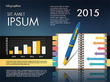 Infographie analytique, Diapositive 14, 02970, Infographies — PoweredTemplate.com