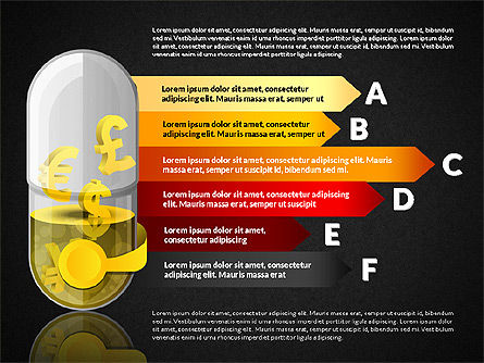 Opciones y etapas financieras, Diapositiva 12, 02972, Diagramas de la etapa — PoweredTemplate.com