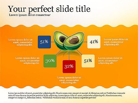 식품 infographics의 영양소, 슬라이드 15, 02973, 인포메이션 그래픽 — PoweredTemplate.com