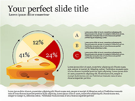 Nutrisi Dalam Infografis Makanan, Slide 6, 02973, Infografis — PoweredTemplate.com