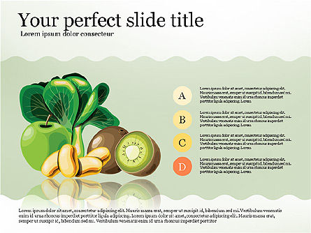 食物中的营养物图表, 幻灯片 8, 02973, 信息图 — PoweredTemplate.com