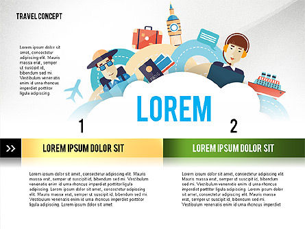 Template Presentasi Infografis Perjalanan, Slide 13, 02975, Templat Presentasi — PoweredTemplate.com