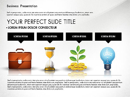 Financiële pitchdeck presentatiesjabloon, PowerPoint-sjabloon, 02976, Presentatie Templates — PoweredTemplate.com