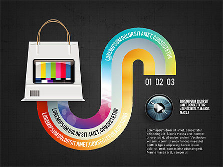 TV Invographics, Slide 14, 02978, Infographics — PoweredTemplate.com