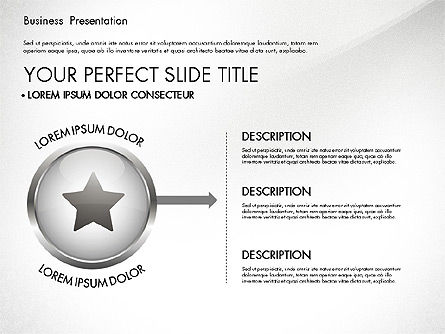 Plantilla de presentación de procesos empresariales, Diapositiva 5, 02980, Diagramas de proceso — PoweredTemplate.com
