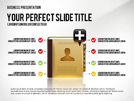 Company Management Presentation Template, Slide 2, 02982, Presentation Templates — PoweredTemplate.com