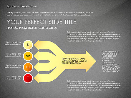 Boîte à outils du diagramme de processus d'analyse Swot, Diapositive 15, 02986, Modèles commerciaux — PoweredTemplate.com