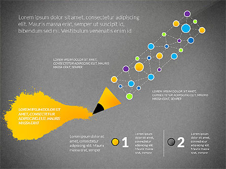 Plantilla de presentación de ideas creativas, Diapositiva 13, 02987, Plantillas de presentación — PoweredTemplate.com