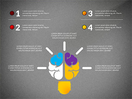 Plantilla de presentación de ideas creativas, Diapositiva 14, 02987, Plantillas de presentación — PoweredTemplate.com