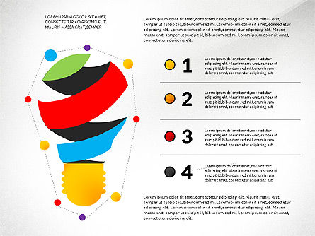 Creative Ideas Presentation Template, Slide 7, 02987, Presentation Templates — PoweredTemplate.com