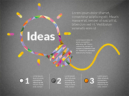 Creative Ideas Presentation Template, Slide 9, 02987, Presentation Templates — PoweredTemplate.com