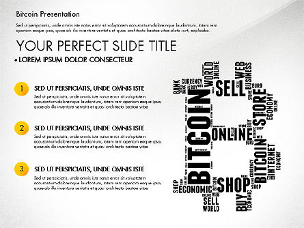 Bitcoin Presentation Template, PowerPoint Template, 02990, Presentation Templates — PoweredTemplate.com