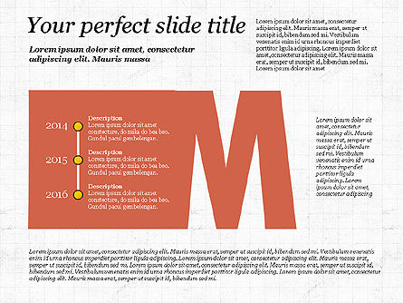 Modèle de présentation d'alphabet commercial, Diapositive 13, 02999, Schémas, graphiques de données — PoweredTemplate.com