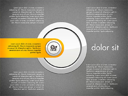 금융 옵션 다이어그램, 슬라이드 10, 03001, 단계 도표 — PoweredTemplate.com