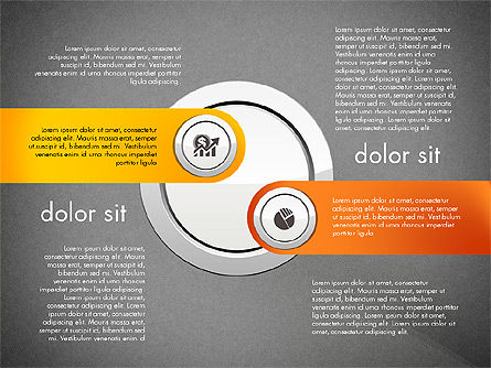 Diagramme des options financières, Diapositive 12, 03001, Schémas d'étapes — PoweredTemplate.com