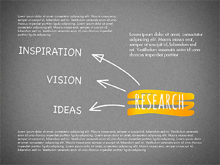 Diagrama del proceso creativo, Diapositiva 15, 03002, Diagramas de proceso — PoweredTemplate.com