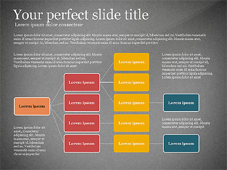 Hierarchy Diagram, Slide 15, 03008, Organizational Charts — PoweredTemplate.com