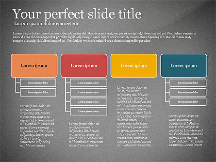 Diagramme hiérarchique, Diapositive 16, 03008, Graphiques organisationnels — PoweredTemplate.com