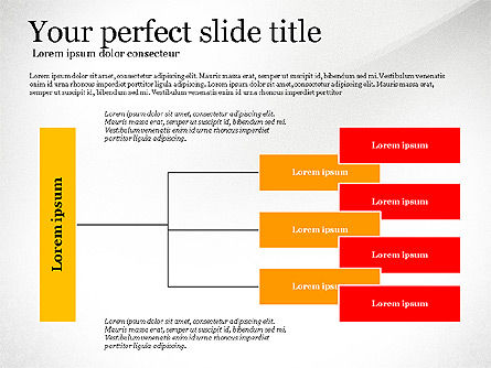 Hierarchy Diagram, Slide 5, 03008, Organizational Charts — PoweredTemplate.com