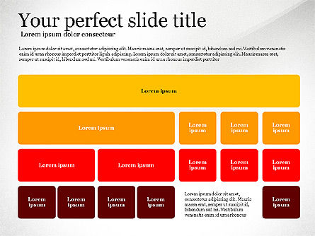 Hierarchy Diagram, Slide 6, 03008, Organizational Charts — PoweredTemplate.com