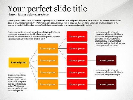 Diagramme hiérarchique, Diapositive 7, 03008, Graphiques organisationnels — PoweredTemplate.com