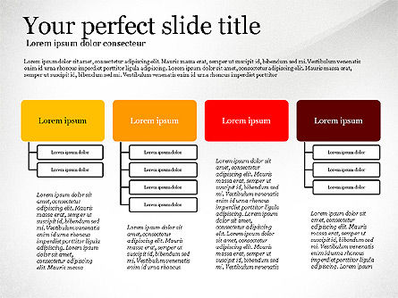 Hierarchy Diagram, Slide 8, 03008, Organizational Charts — PoweredTemplate.com