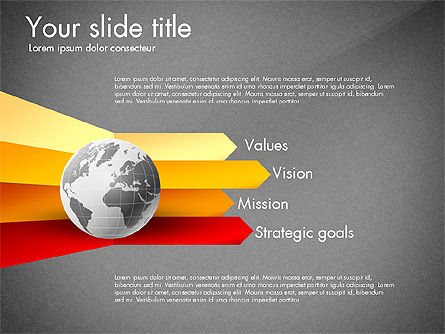 Tangga Strategis, Slide 16, 03009, Diagram Panggung — PoweredTemplate.com