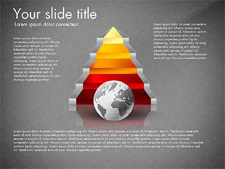 Strategic Stairs, Slide 9, 03009, Stage Diagrams — PoweredTemplate.com