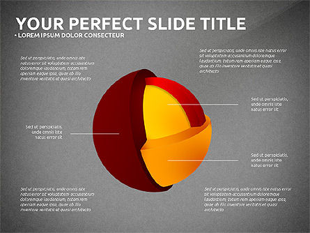 複合3Dオブジェクト, スライド 13, 03010, 図形 — PoweredTemplate.com