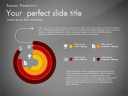 Creative strakke moderne presentatiesjabloon, Dia 13, 03011, Presentatie Templates — PoweredTemplate.com
