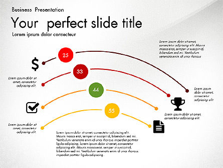 Creativo elegante modello di presentazione moderna, Slide 2, 03011, Modelli Presentazione — PoweredTemplate.com