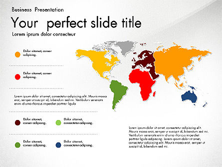 Creative strakke moderne presentatiesjabloon, Dia 3, 03011, Presentatie Templates — PoweredTemplate.com