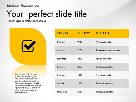 Creative Sleek Modern Presentation Template, Slide 4, 03011, Presentation Templates — PoweredTemplate.com