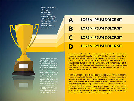 杯选项和阶段图, 幻灯片 12, 03016, 阶段图 — PoweredTemplate.com