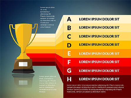 Coppa opzioni e fasi diagramma, Slide 16, 03016, Diagrammi Palco — PoweredTemplate.com