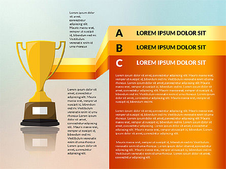 Cup opties en podia diagram, Dia 3, 03016, Stage diagrams — PoweredTemplate.com