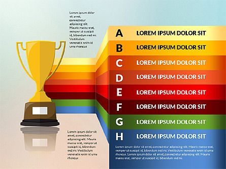 Cup Options and Stages Diagram, Slide 8, 03016, Stage Diagrams — PoweredTemplate.com
