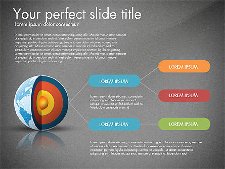 Earth Core Presentation Concept, Slide 11, 03019, Presentation Templates — PoweredTemplate.com