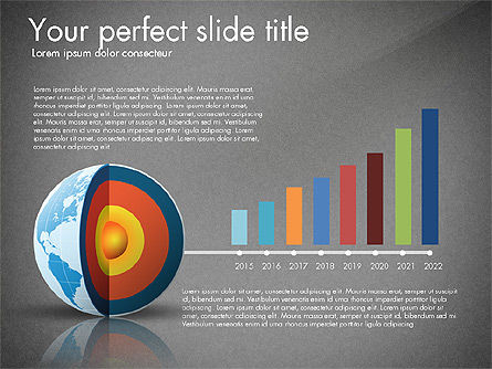 Concept de présentation du noyau terrestre, Diapositive 13, 03019, Modèles de présentations — PoweredTemplate.com