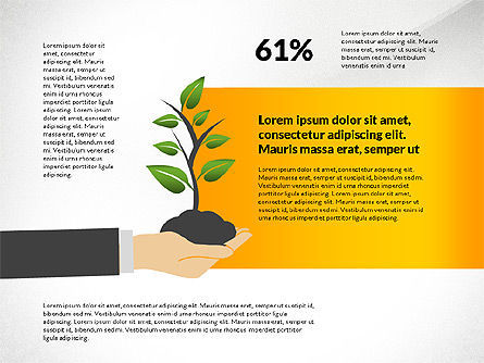 Diagrammes conceptuels de croissance, Diapositive 6, 03022, Schémas de procédés — PoweredTemplate.com