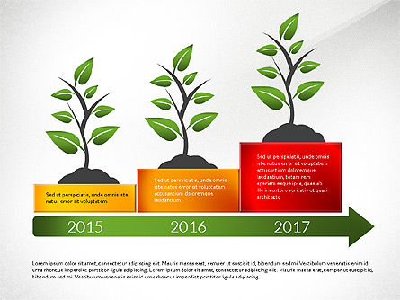 Diagramas de Concepto de Crecimiento, Diapositiva 7, 03022, Diagramas de proceso — PoweredTemplate.com